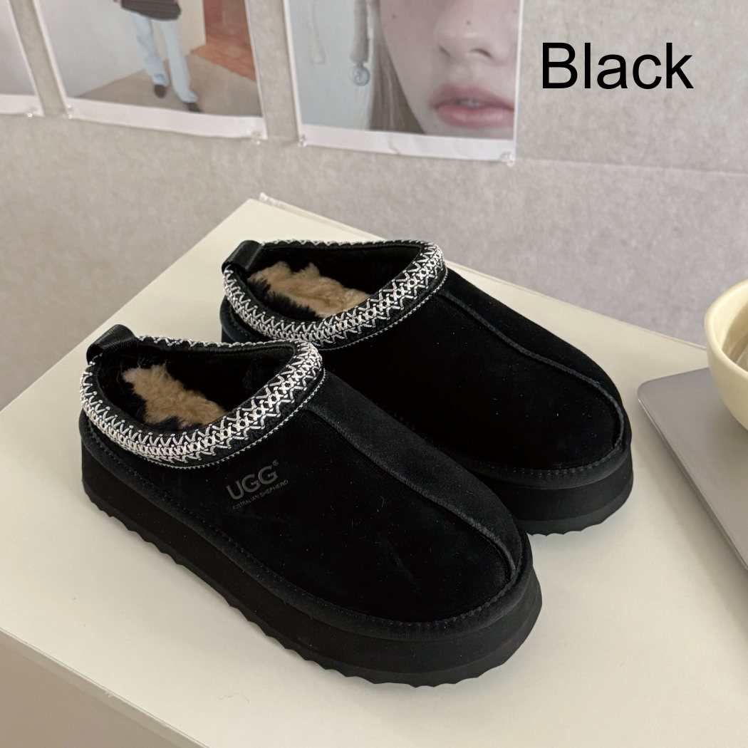 AUSTRALIAN SHEPHERD® UGG Slippers Sheepskin Wool Ankle Platform Tazzy Tay AS 2114
