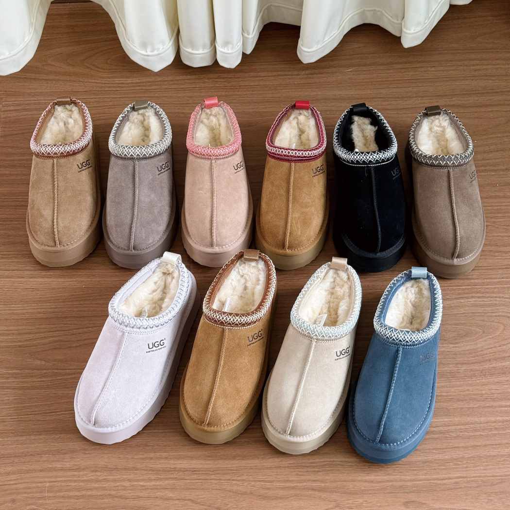 AUSTRALIAN SHEPHERD® UGG Slippers Sheepskin Wool Ankle Platform Tazzy Tay AS 2114
