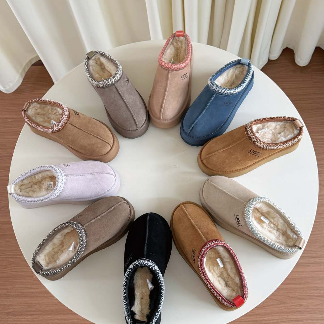 AUSTRALIAN SHEPHERD® UGG Slippers Sheepskin Wool Ankle Platform Tazzy Tay AS 2114