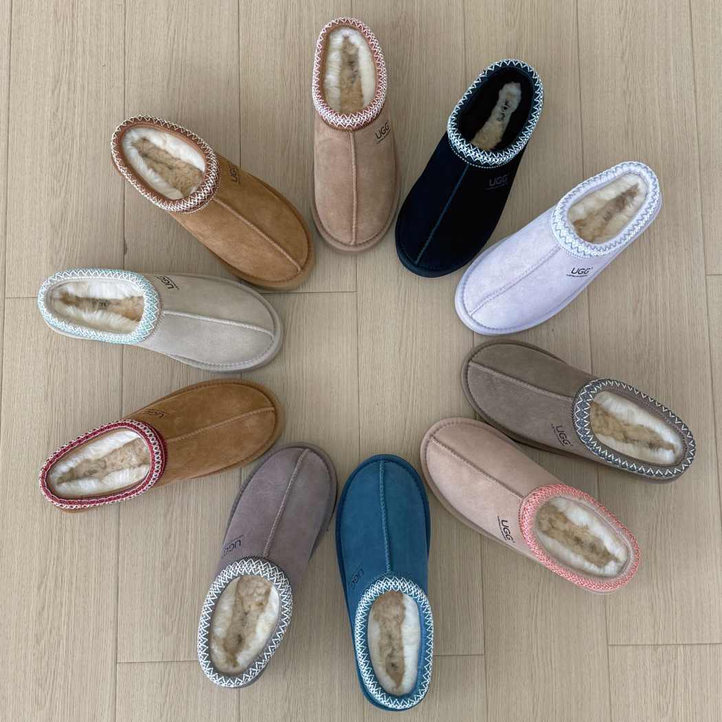 AUSTRALIAN SHEPHERD® UGG Tazzy Tay Sheepskin Wool Ankle Slippers AS 2115