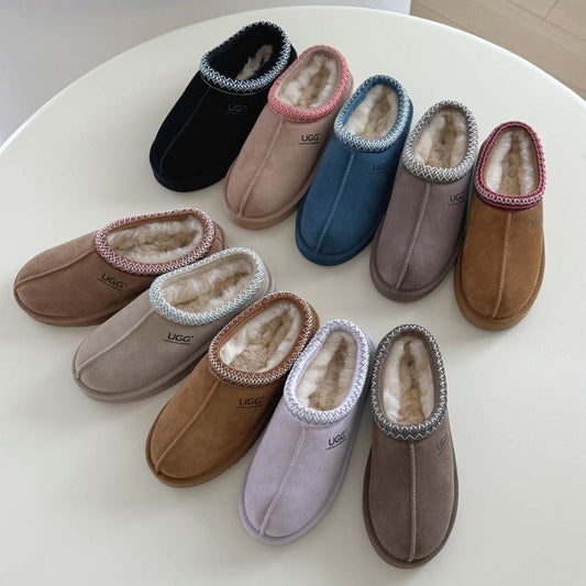 AUSTRALIAN SHEPHERD® UGG Tazzy Tay Sheepskin Wool Ankle Slippers AS 2115