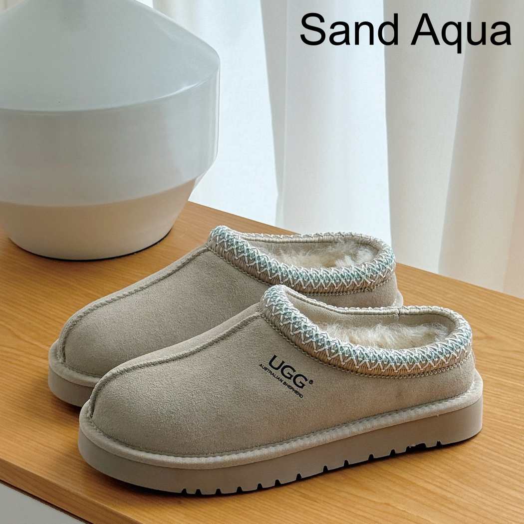 AUSTRALIAN SHEPHERD® UGG Tazzy Tay Sheepskin Wool Ankle Slippers AS 2115