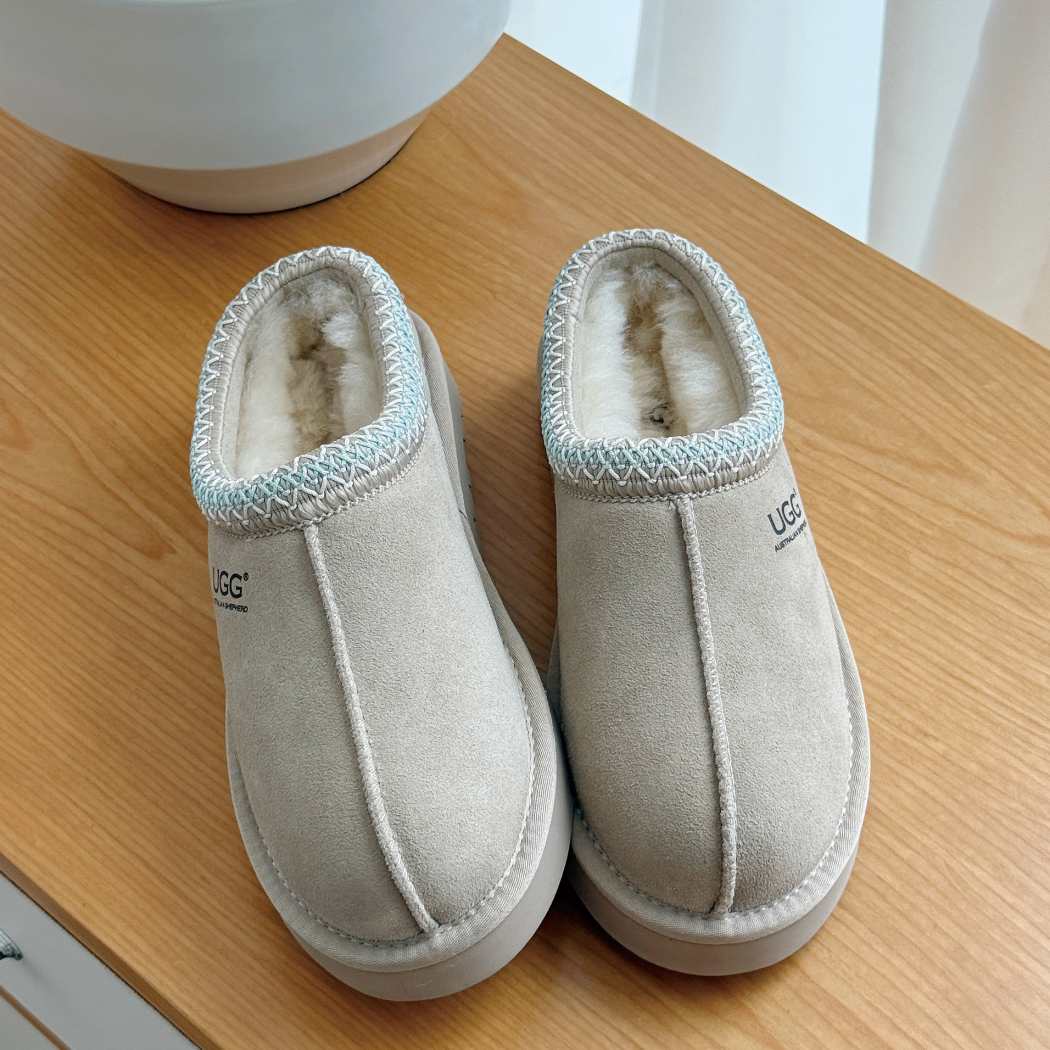 AUSTRALIAN SHEPHERD® UGG Tazzy Tay Sheepskin Wool Ankle Slippers AS 2115