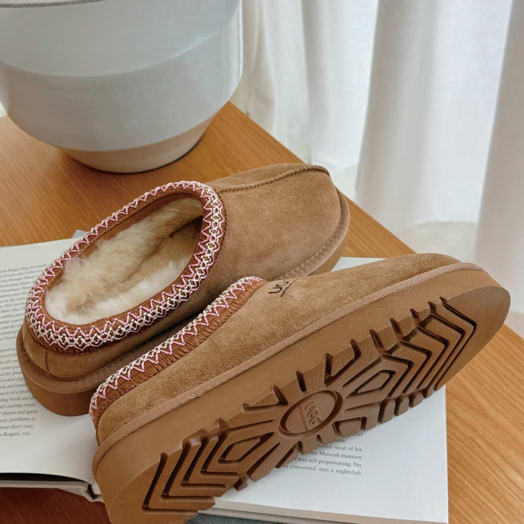 AUSTRALIAN SHEPHERD® UGG Tazzy Tay Sheepskin Wool Ankle Slippers AS 2115