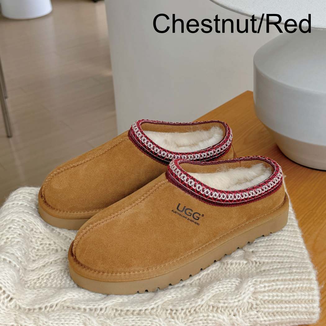 AUSTRALIAN SHEPHERD® UGG Tazzy Tay Sheepskin Wool Ankle Slippers AS 2115