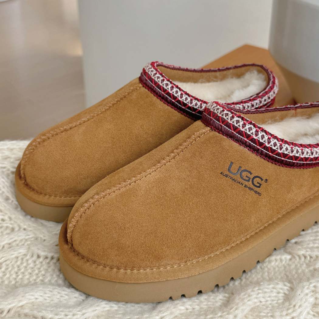 AUSTRALIAN SHEPHERD® UGG Tazzy Tay Sheepskin Wool Ankle Slippers AS 2115