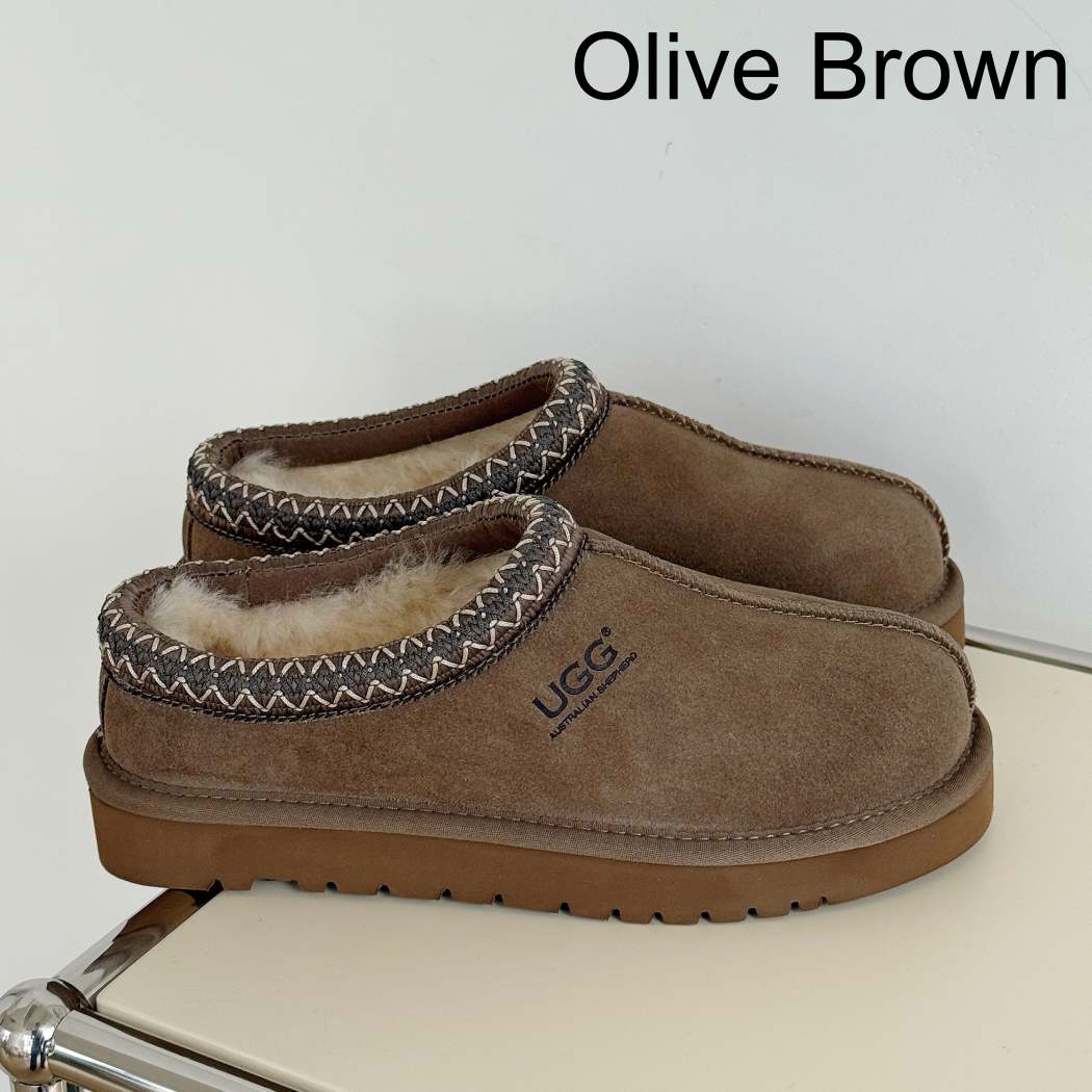 AUSTRALIAN SHEPHERD® UGG Tazzy Tay Sheepskin Wool Ankle Slippers AS 2115