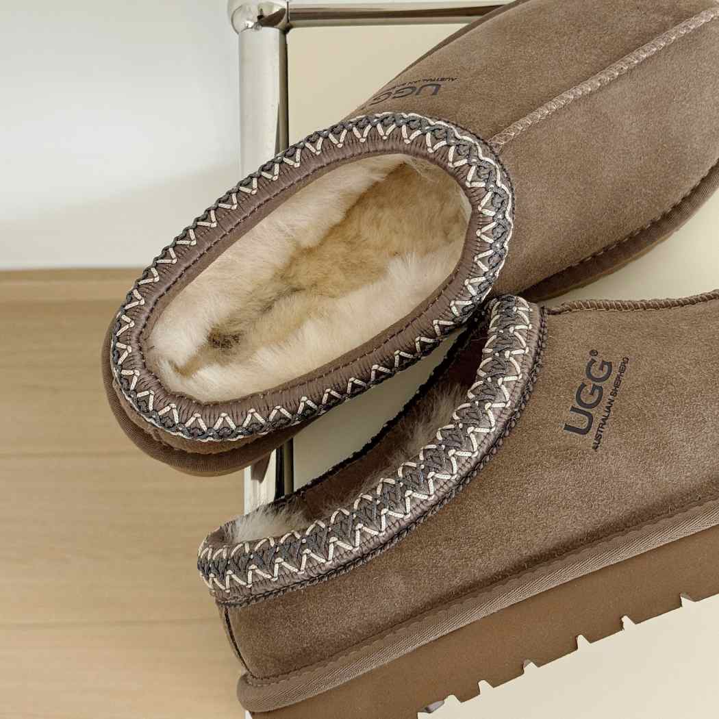 AUSTRALIAN SHEPHERD® UGG Tazzy Tay Sheepskin Wool Ankle Slippers AS 2115