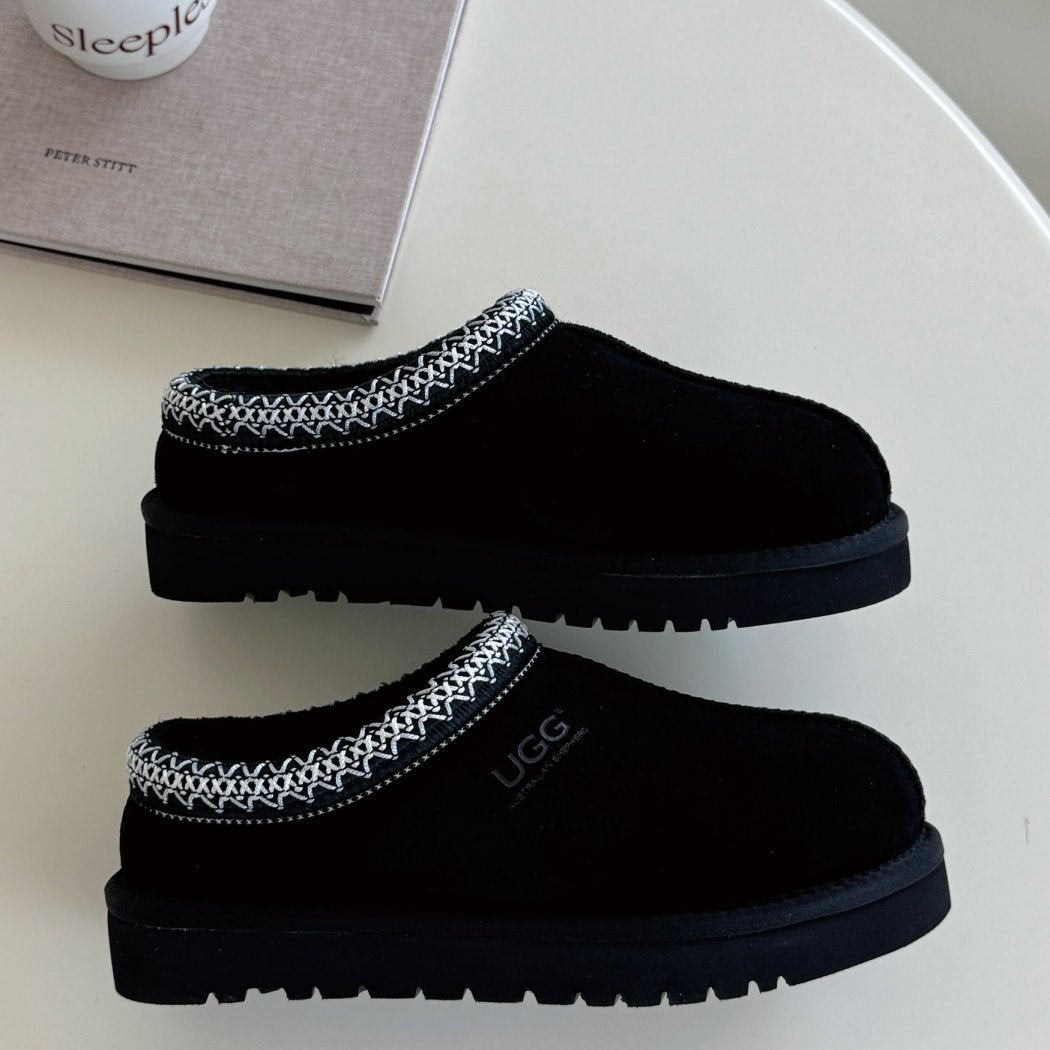 AUSTRALIAN SHEPHERD® UGG Tazzy Tay Sheepskin Wool Ankle Slippers AS 2115