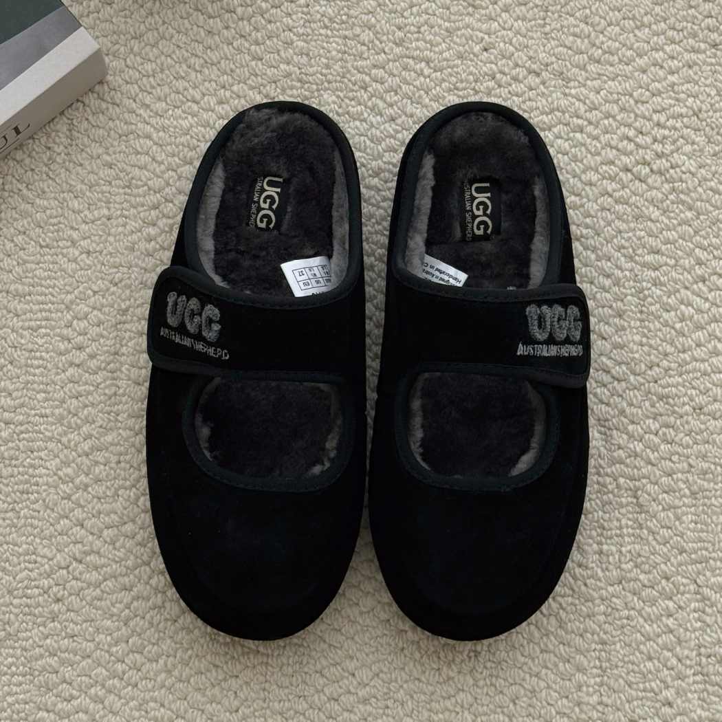 AUSTRALIAN SHEPHERD® Velly Mary Jane Sheepskin Slippers AS 2116