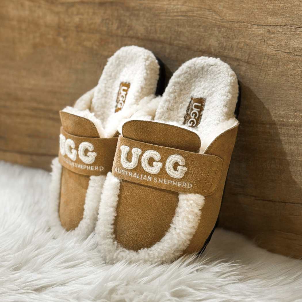 AUSTRALIAN SHEPHERD® Lora Sheepskin Wool Slippers AS 2117