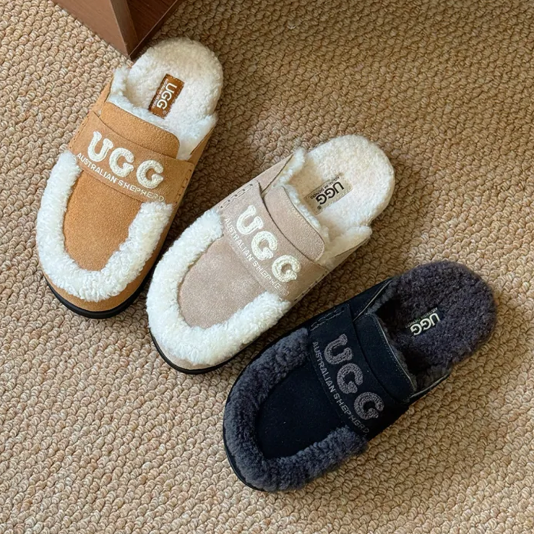 AUSTRALIAN SHEPHERD® Lora Sheepskin Wool Slippers AS 2117