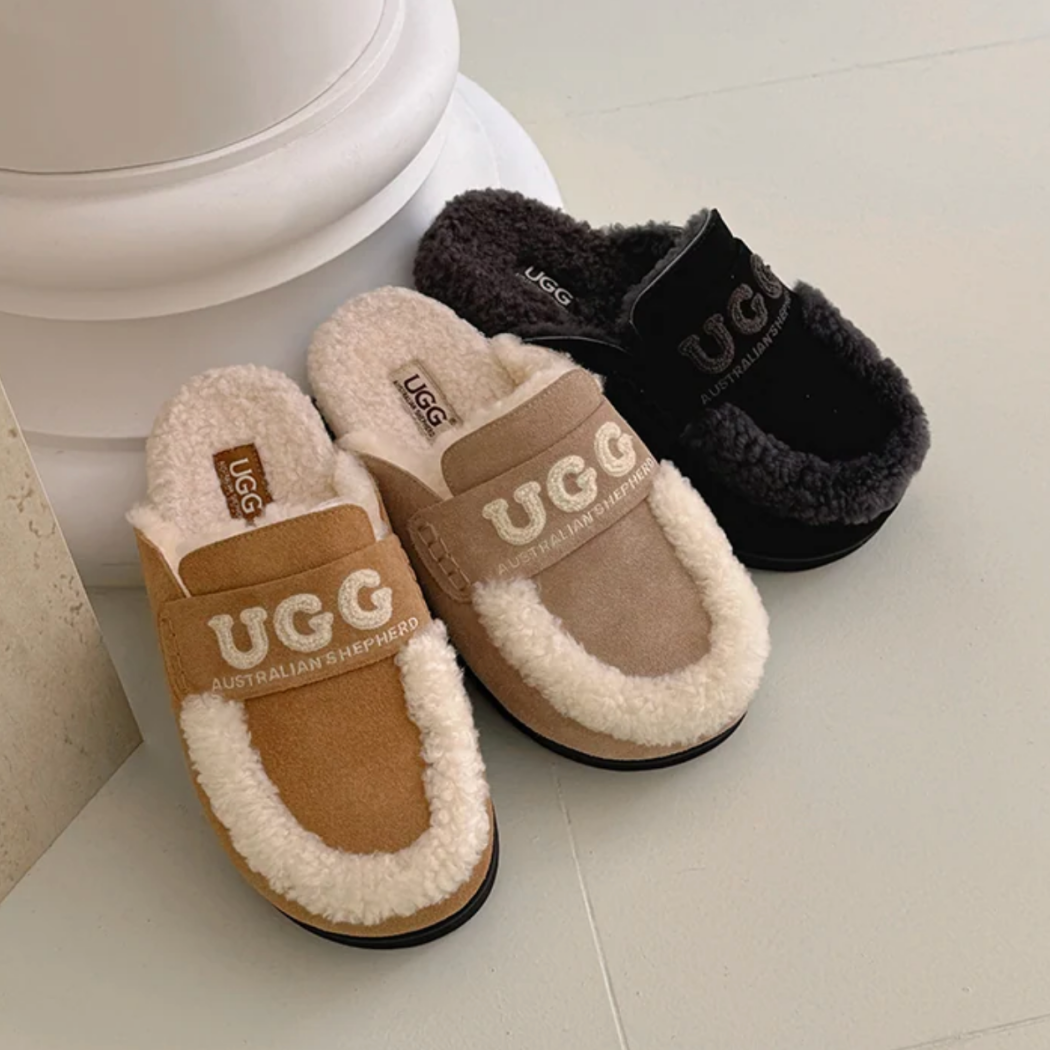 AUSTRALIAN SHEPHERD® Lora Sheepskin Wool Slippers AS 2117