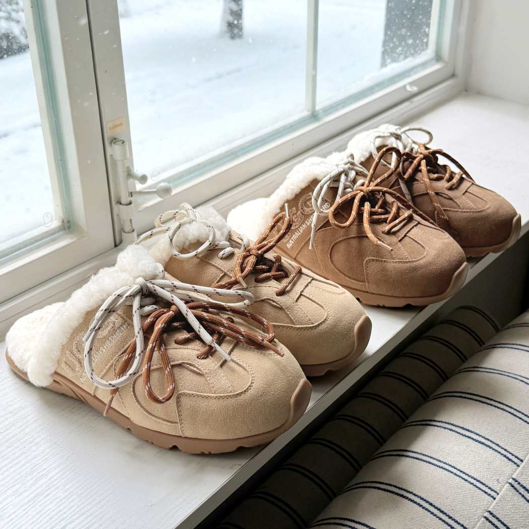 AUSTRALIAN SHEPHERD® Keano Sheepskin Wool Lace-Up Sneaker AS 2146