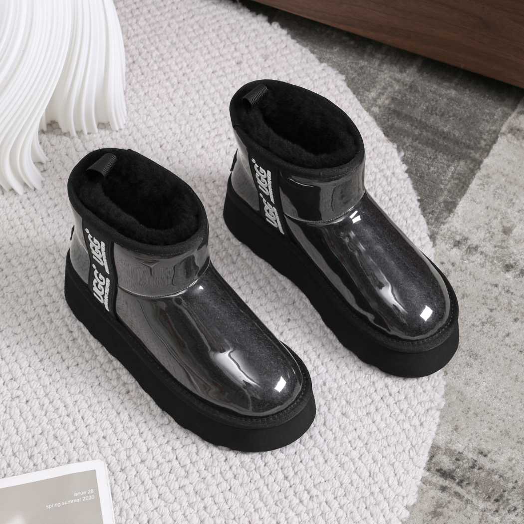 AUSTRALIAN SHEPHERD® UGG Boots Women Clear Waterproof Shearling Coated Classic Platform AS 3042