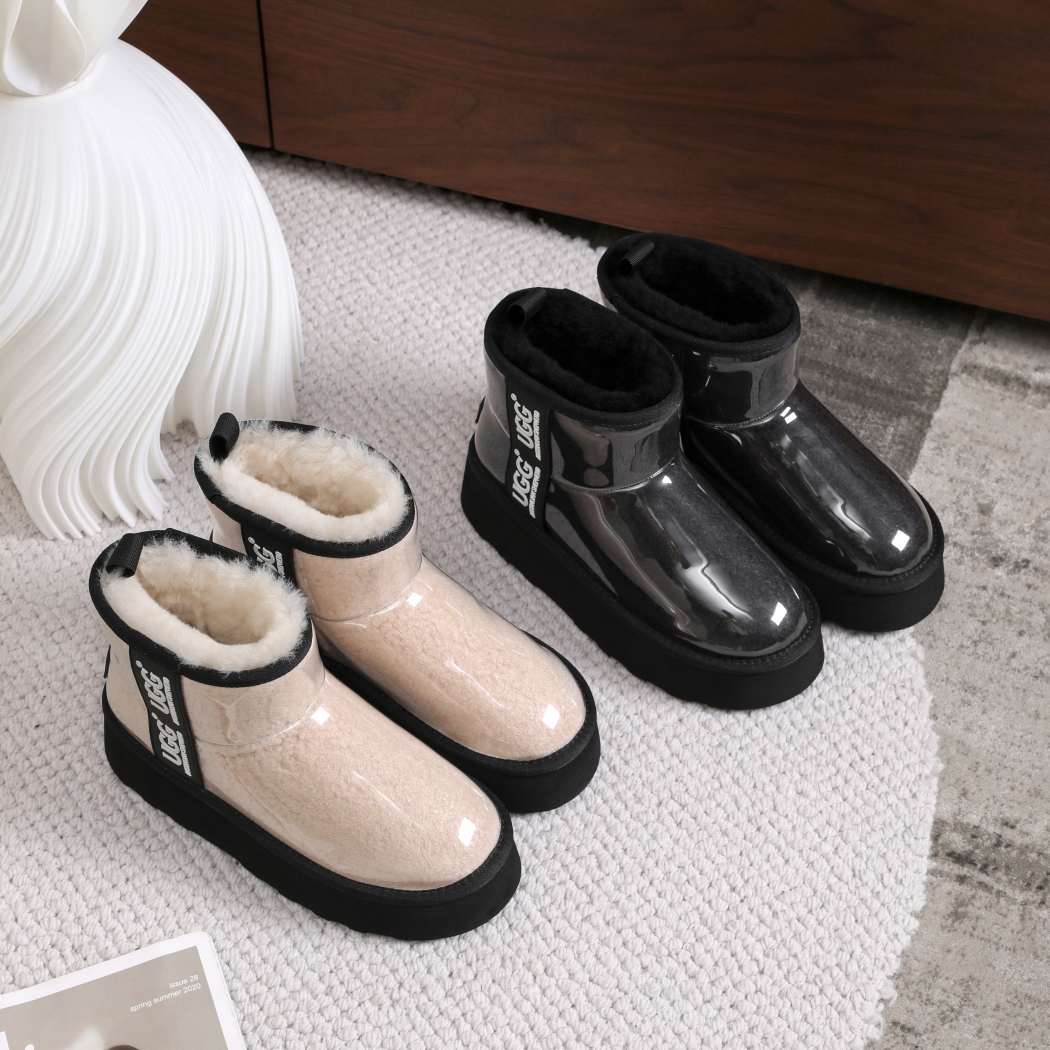 AUSTRALIAN SHEPHERD® UGG Boots Women Clear Waterproof Shearling Coated Classic Platform AS 3042