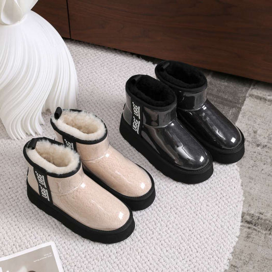 AUSTRALIAN SHEPHERD® UGG Boots Women Clear Waterproof Shearling Coated Classic Platform AS 3042