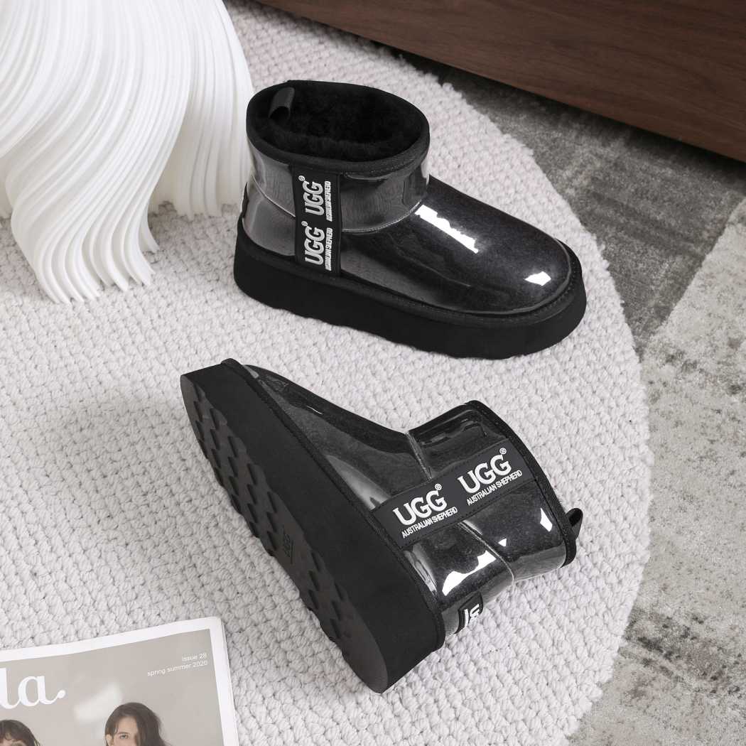 AUSTRALIAN SHEPHERD® UGG Boots Women Clear Waterproof Shearling Coated Classic Platform AS 3042