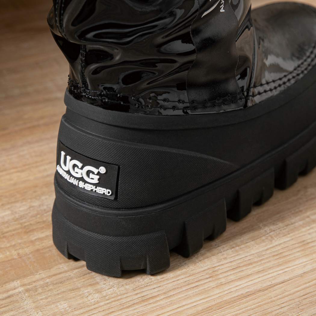 AUSTRALIAN SHEPHERD® UGG Boots Women Sheepskin Wool Waterproof Chunky Wren AS 3072