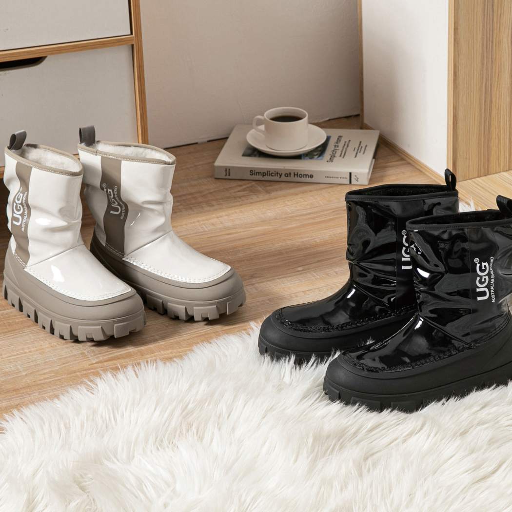 AUSTRALIAN SHEPHERD® UGG Boots Women Sheepskin Wool Waterproof Chunky Wren AS 3072