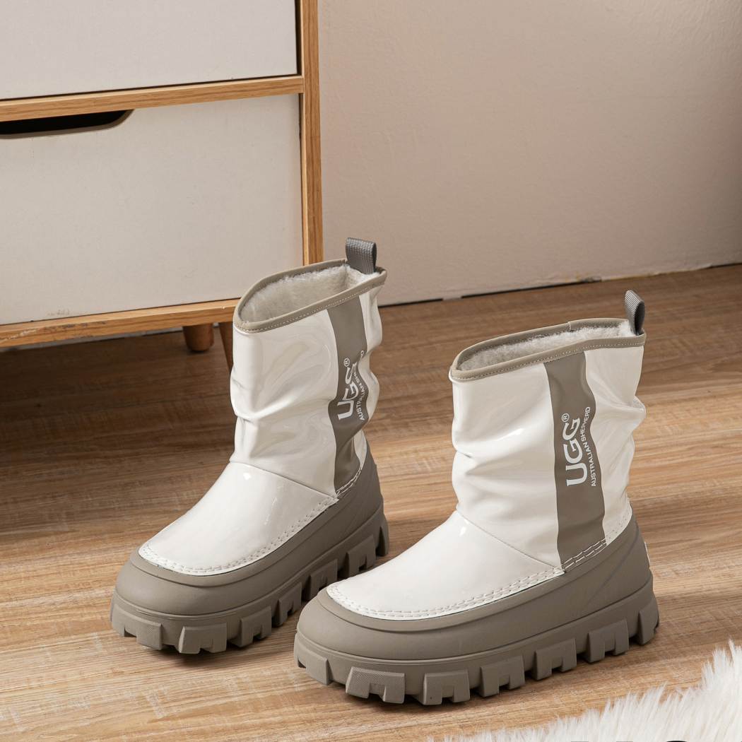 AUSTRALIAN SHEPHERD® UGG Boots Women Sheepskin Wool Waterproof Chunky Wren AS 3072