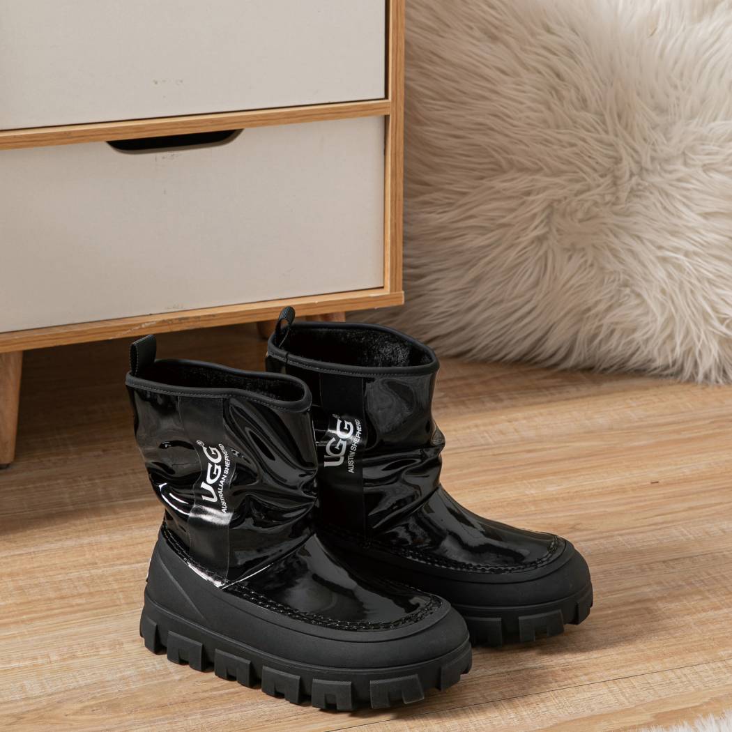 AUSTRALIAN SHEPHERD® UGG Boots Women Sheepskin Wool Waterproof Chunky Wren AS 3072