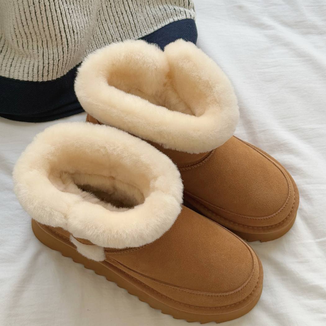 AUSTRALIAN SHEPHERD® UGG Boots Sheepskin Wool Shearling Platform Bynnie AS 3094