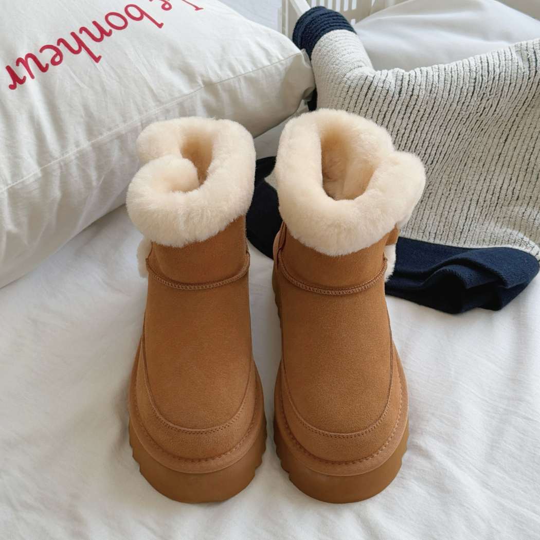 AUSTRALIAN SHEPHERD® UGG Boots Sheepskin Wool Shearling Platform Bynnie AS 3094