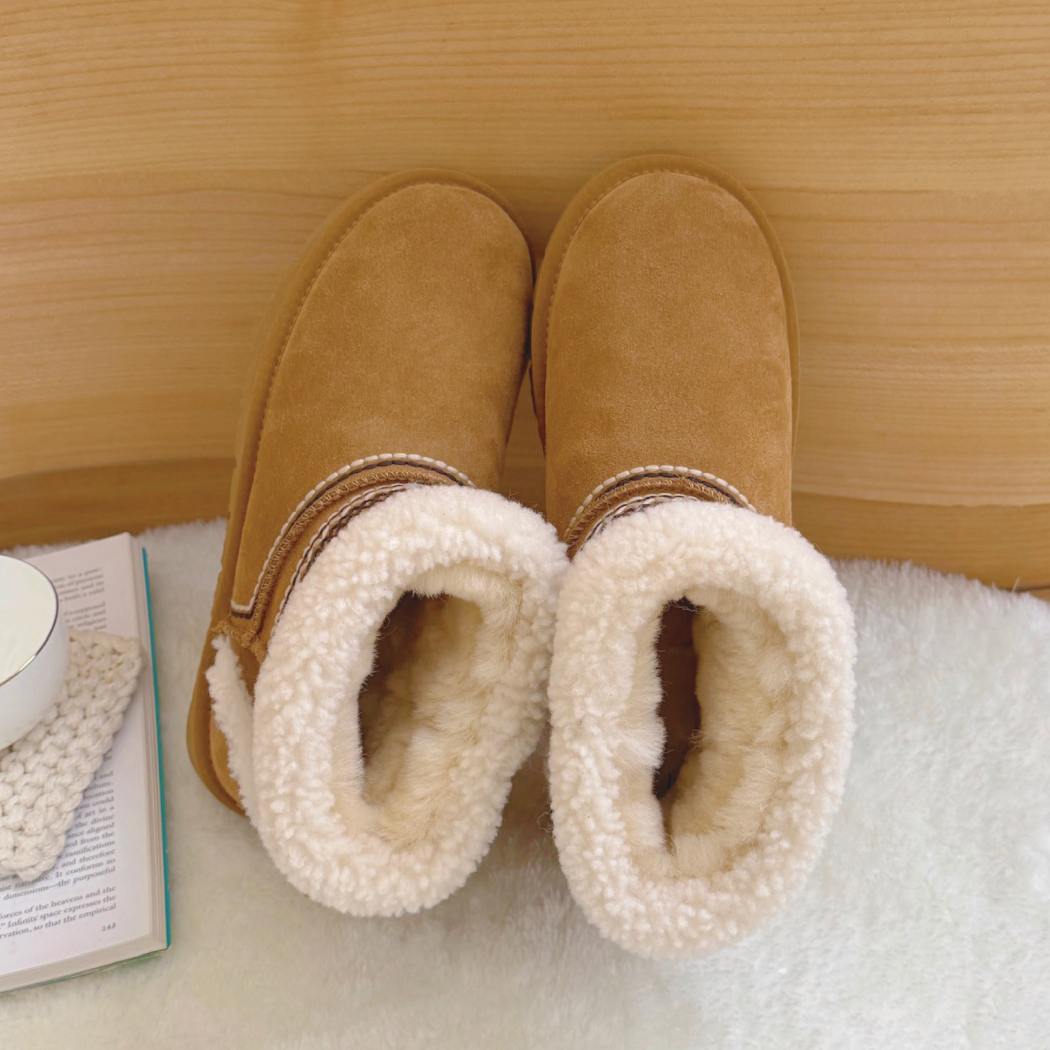 AUSTRALIAN SHEPHERD® UGG Boots Sheepskin Wool Shearling Knitted Mini 3096