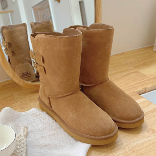 AUSTRALIAN SHEPHERD® UGG Mid-Calf Buckle Boots – Winza | AS3099