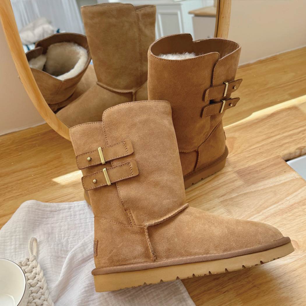 AUSTRALIAN SHEPHERD® UGG Mid-Calf Buckle Boots – Winza | AS3099