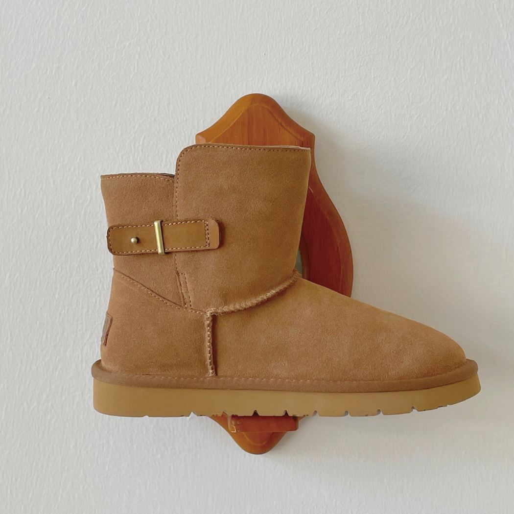 AUSTRALIAN SHEPHERD® UGG Boots Sheepskin Wool Buckle Ankle Mini Winza AS 3100