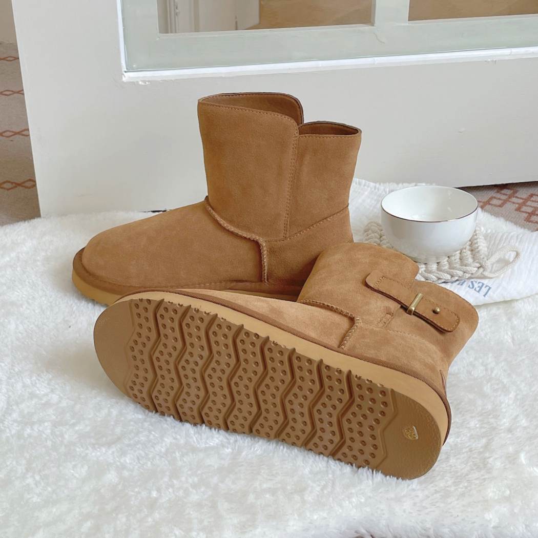 AUSTRALIAN SHEPHERD® UGG Boots Sheepskin Wool Buckle Ankle Mini Winza AS 3100