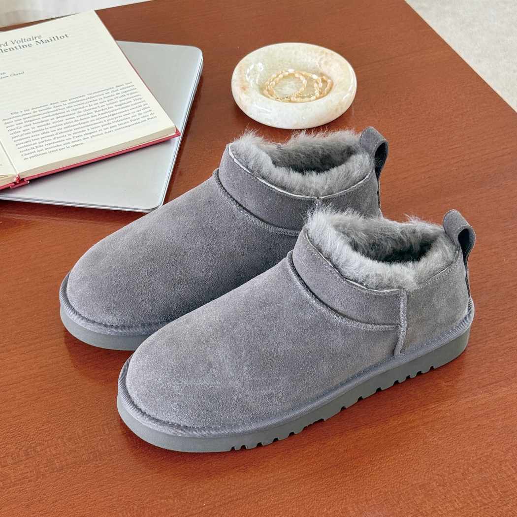 AUSTRALIAN SHEPHERD® UGG Lune Sheepskin Wool Low Cut Ankle Boots AS 3108