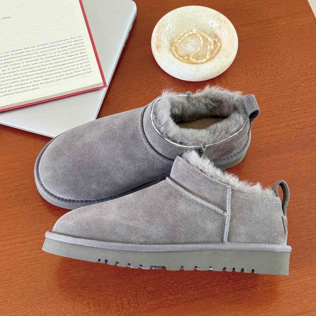 AUSTRALIAN SHEPHERD® UGG Lune Sheepskin Wool Low Cut Ankle Boots AS 3108