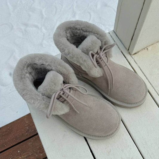 AUSTRALIAN SHEPHERD® UGG Boots Women Sheepskin Wool Lace Up Dreva AS 3120