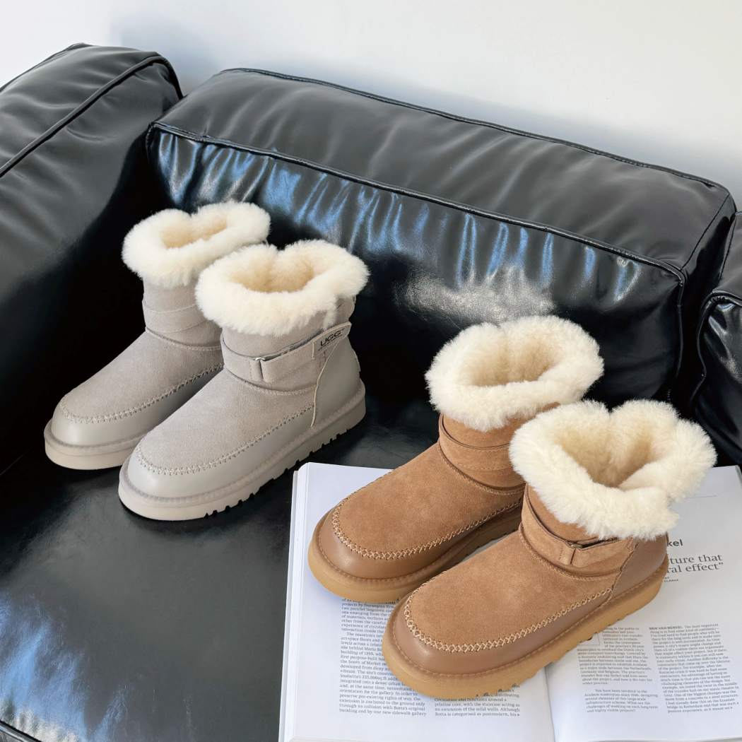 AUSTRALIAN SHEPHERD® UGG Boots Women Sheepskin Wool Collar Ardell AS 3138