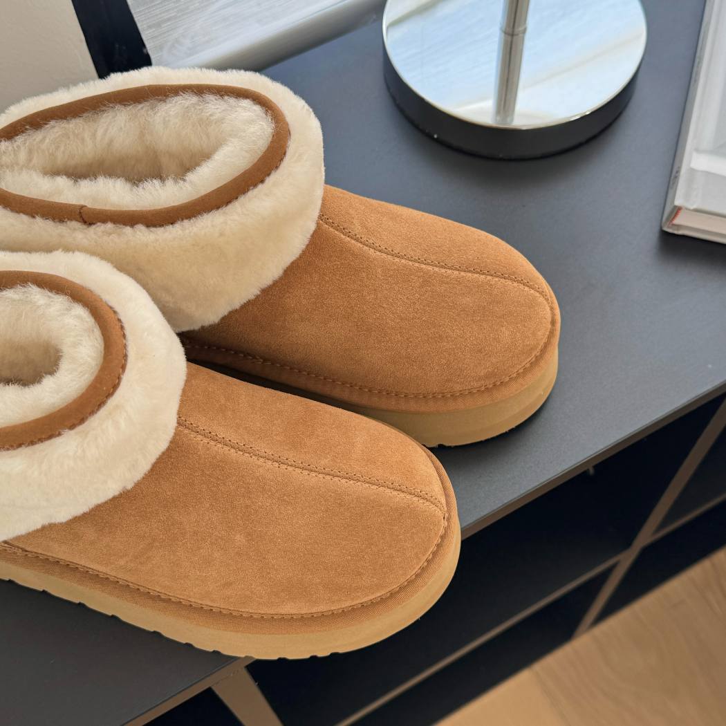 AUSTRALIAN SHEPHERD® Sheepskin Wool Ankle Platform Boots AS 3149