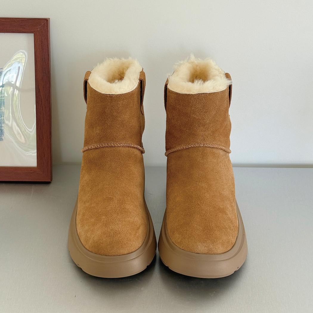 AUSTRALIAN SHEPHERD® Women Sheepskin Wool Chunky Ankle Boots AS 3157