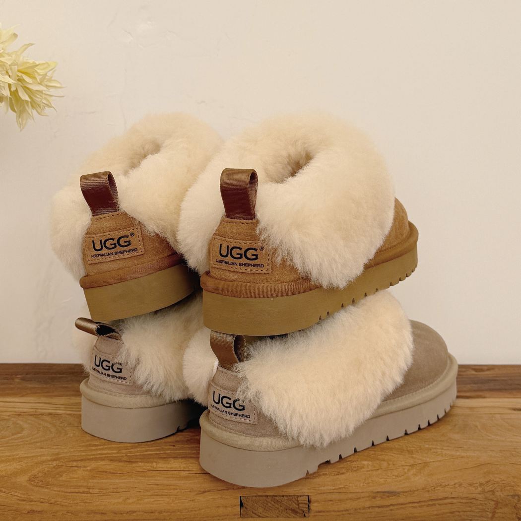 AUSTRALIAN SHEPHERD® UGG Slipper Sheepskin Wool Collar Glavin AS 3161