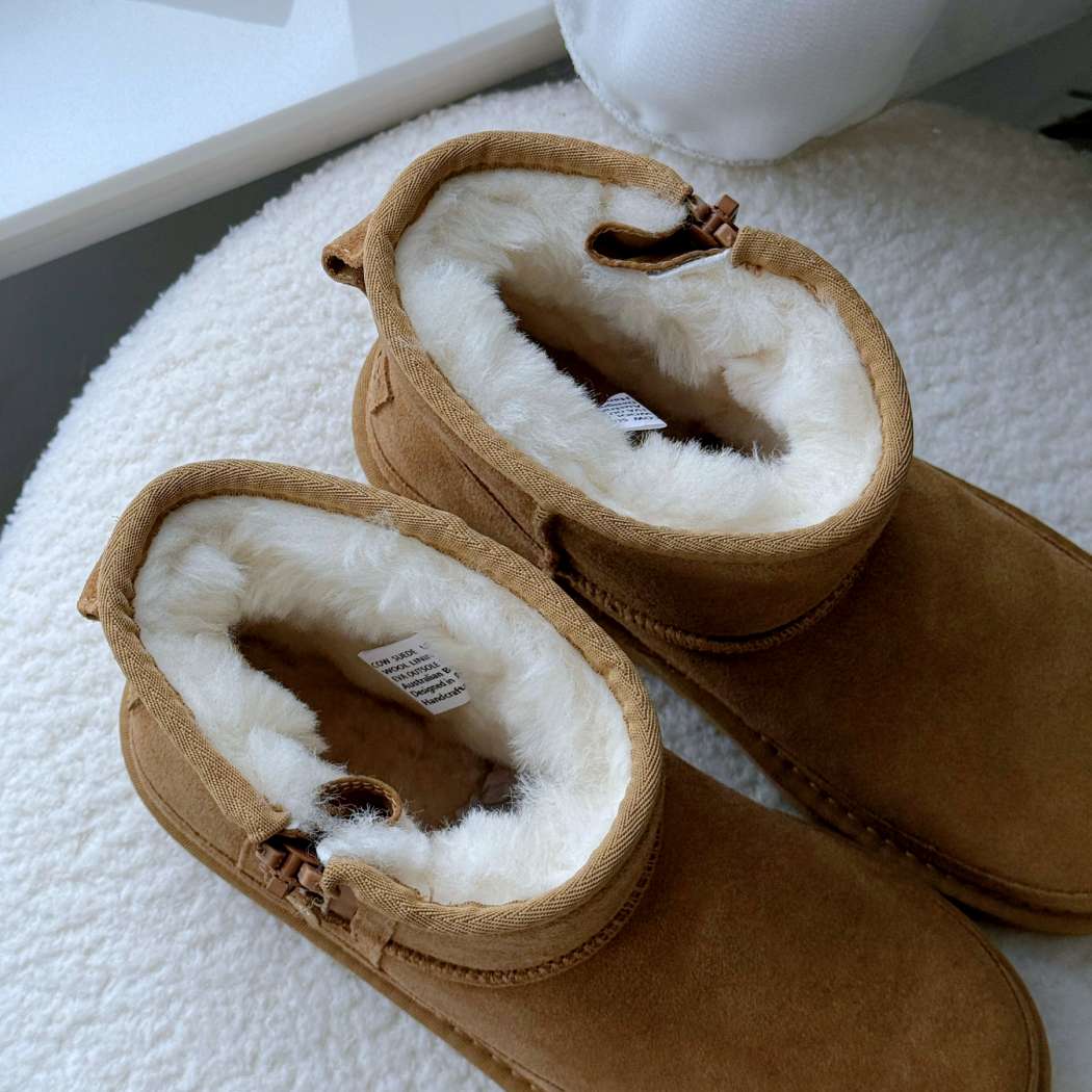 AUSTRALIAN SHEPHERD® Women’s Sheepskin Wool Zip Boots AS 3166