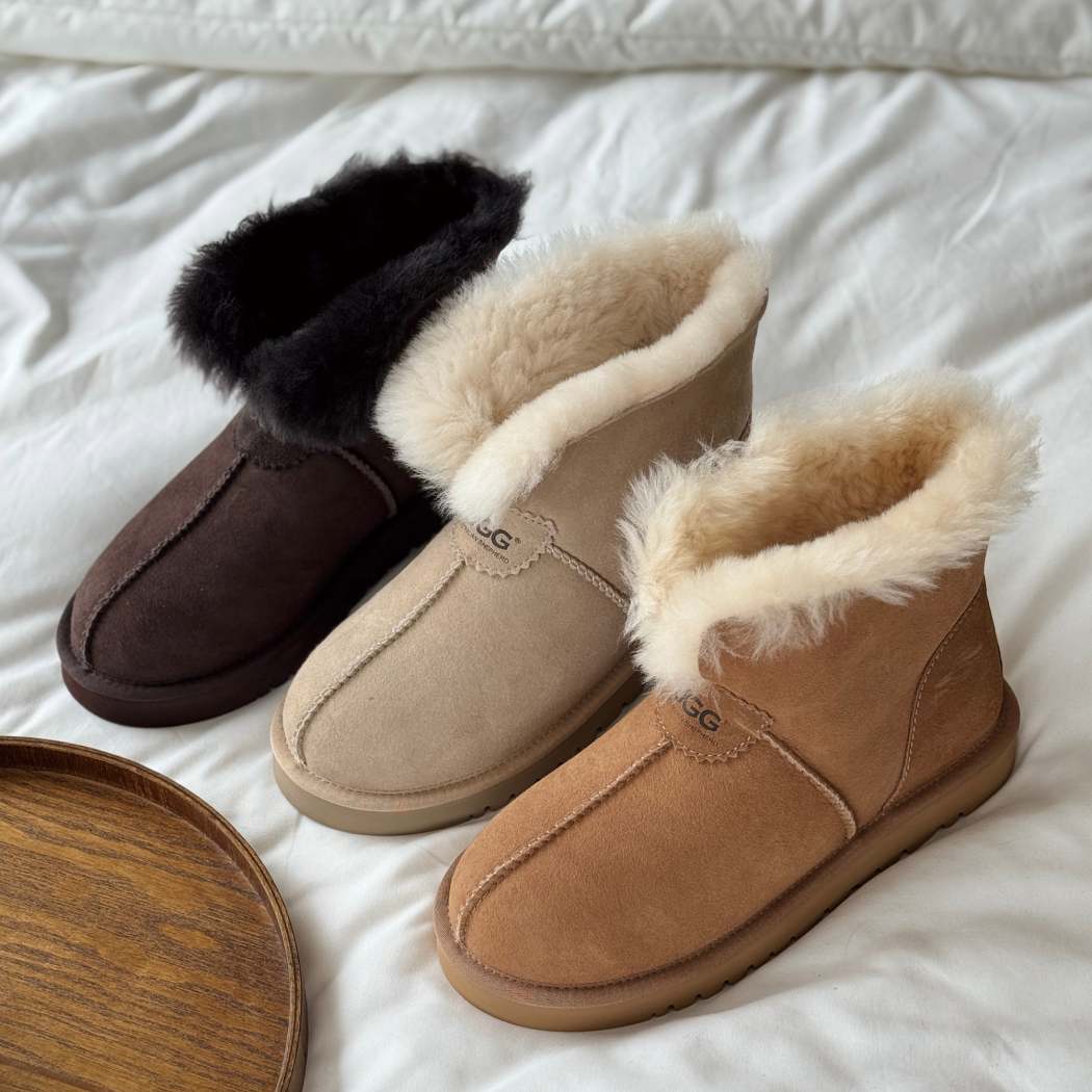 AUSTRALIAN SHEPHERD® Unisex Sheepskin Wool Ankle Boots Heston AS 3170
