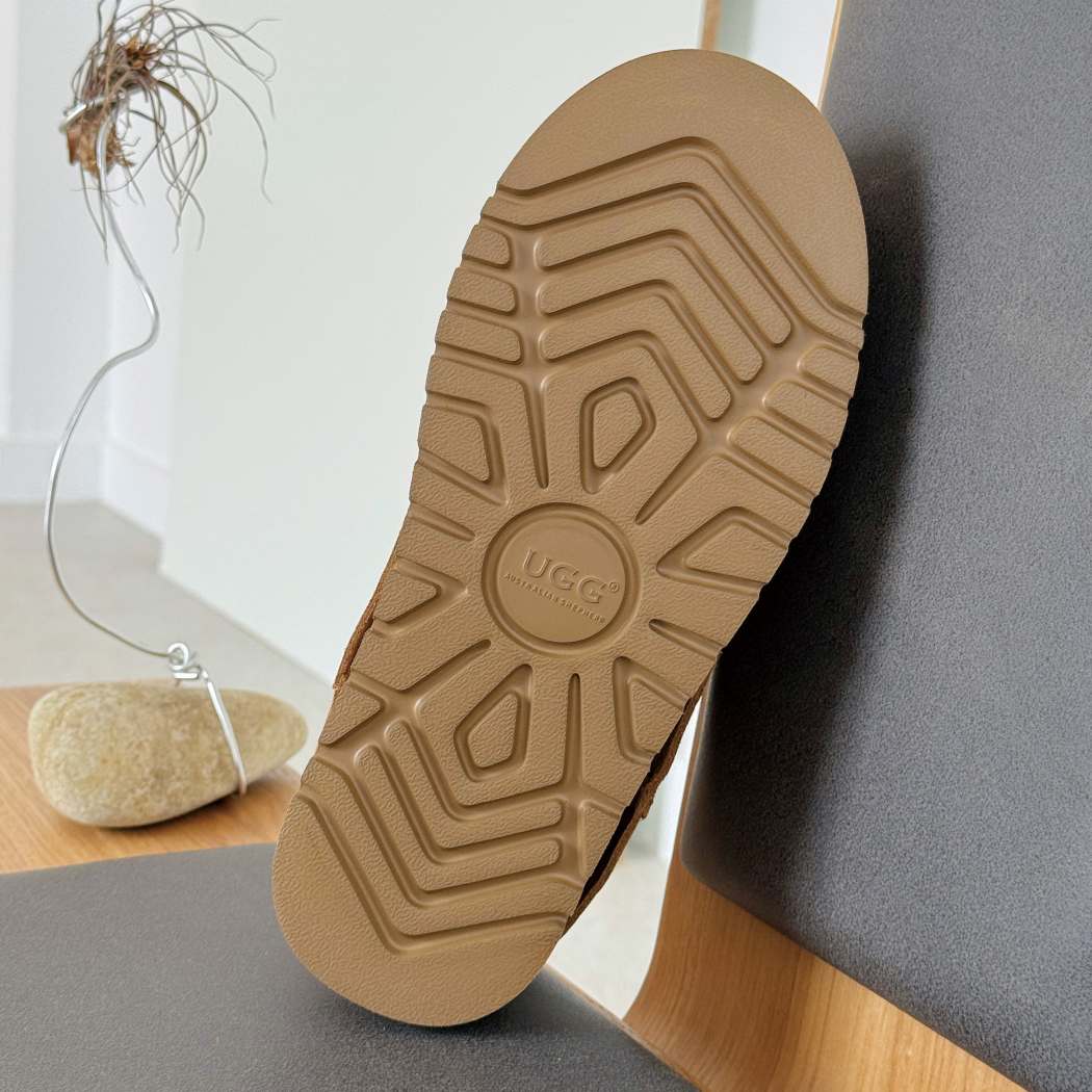 AUSTRALIAN SHEPHERD® Nellia Platform Slippers Sheepskin Wool Clogs AS 3181