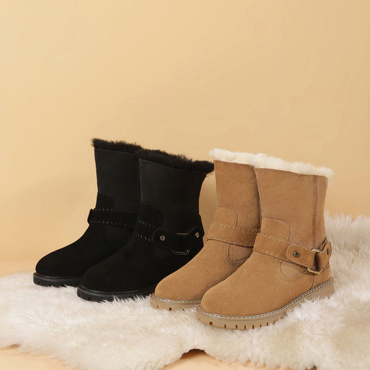AUSTRALIAN SHEPHERD® UGG Boots Women Sheepskin Wool Mid-Calf Sarah AS 4003