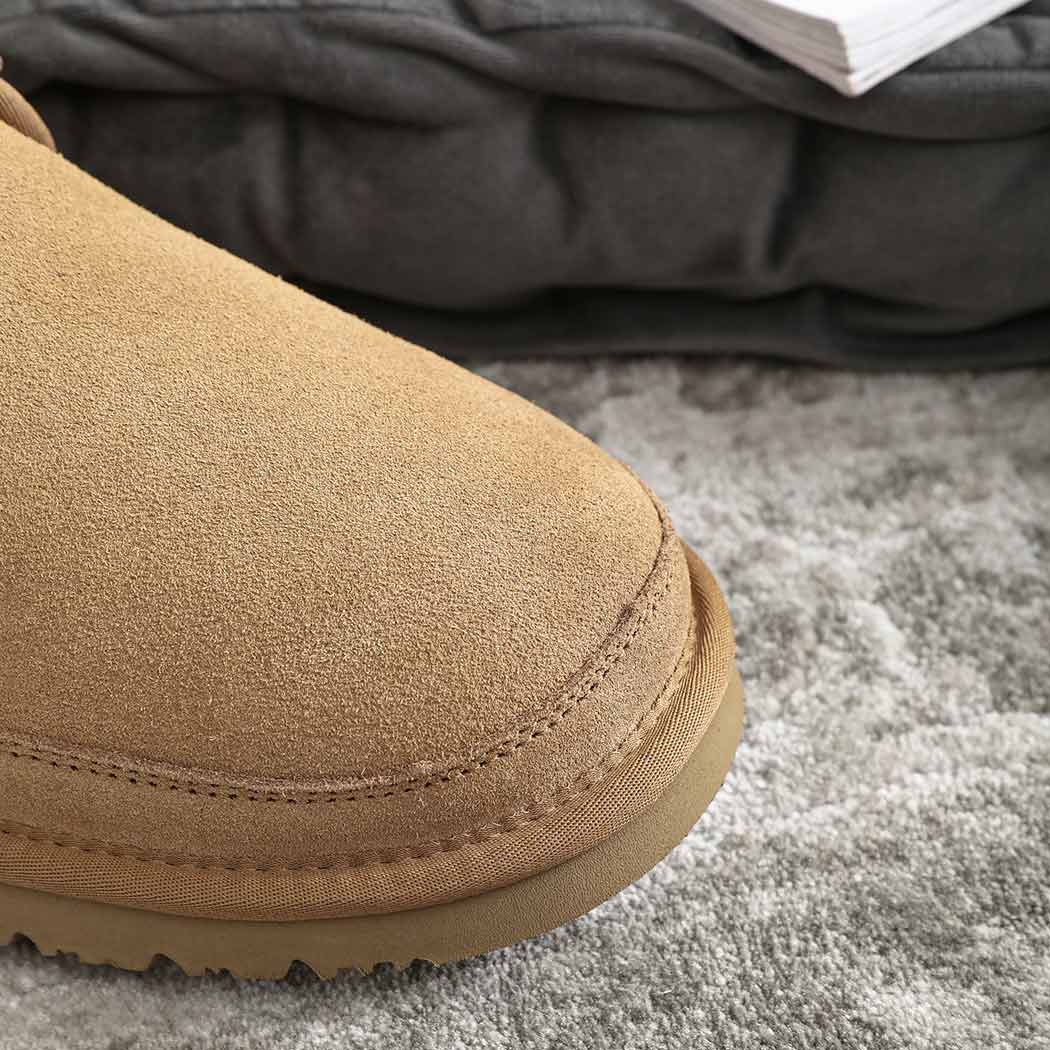 AUSTRALIAN SHEPHERD® UGG Boots Men Sheepskin Wool Lace-Up Ankle Casual Leonard AS 4007