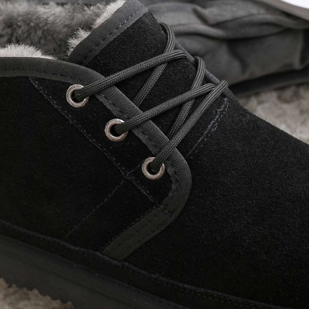 AUSTRALIAN SHEPHERD® UGG Boots Men Sheepskin Wool Lace-Up Ankle Casual Leonard AS 4007