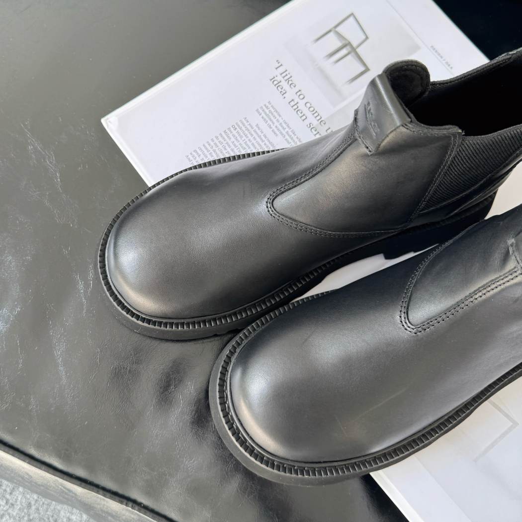 AUSTRALIAN SHEPHERD® Men's Black Leather Chelsea Boots AS 4008