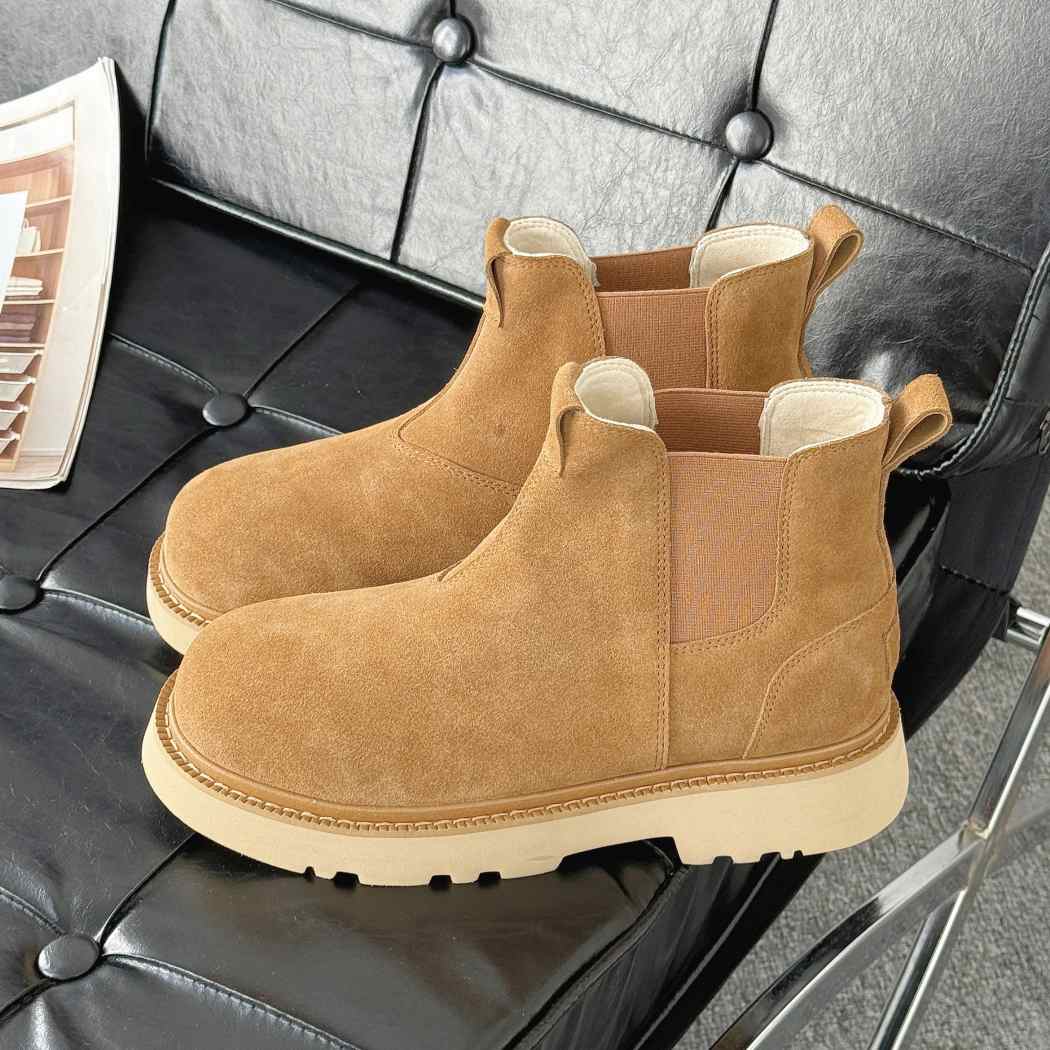 AUSTRALIAN SHEPHERD® Men's Leather Chelsea Boots Casual Shoes AS 4009