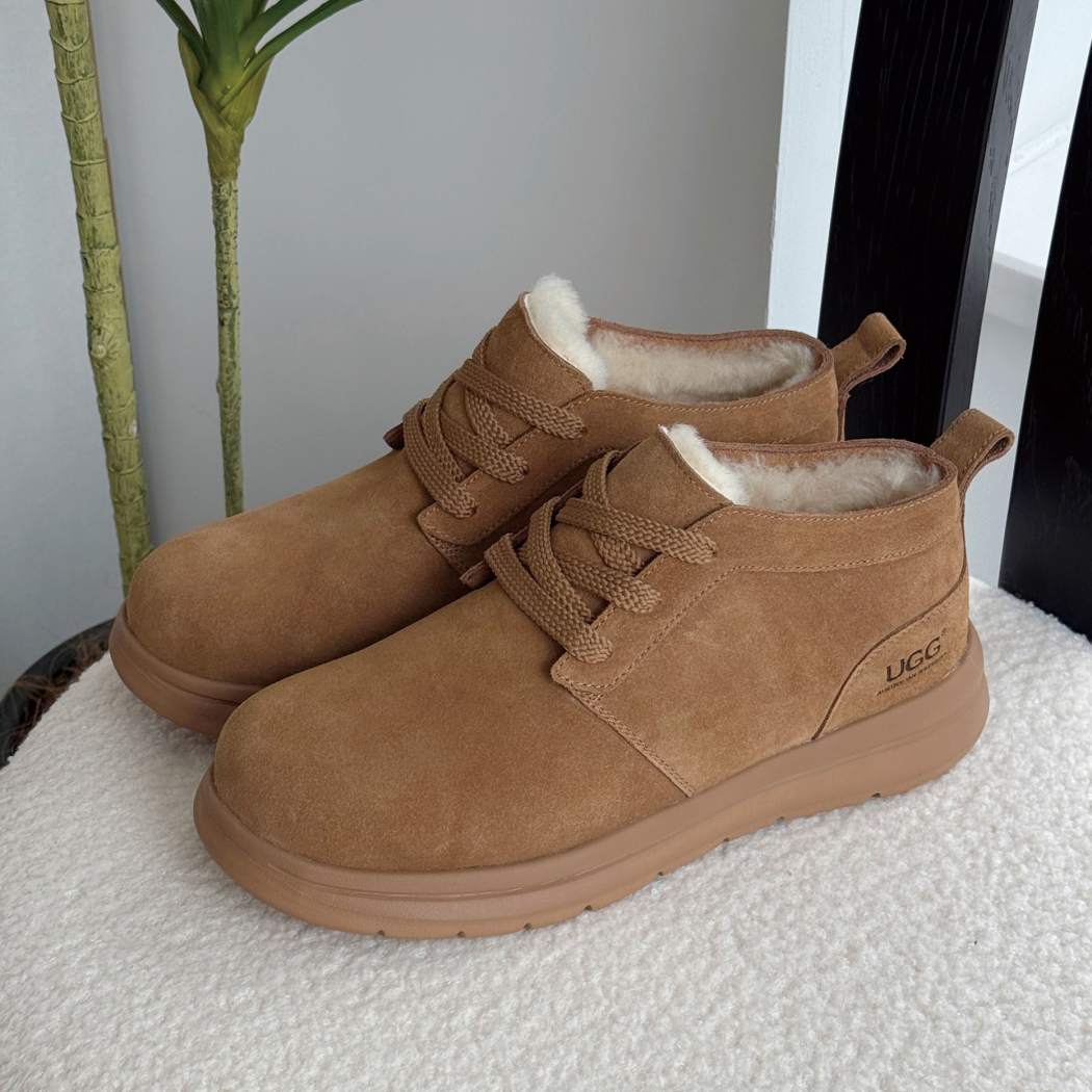 AUSTRALIAN SHEPHERD® Men's Sheepskin Wool Ankle Boots AS 4012