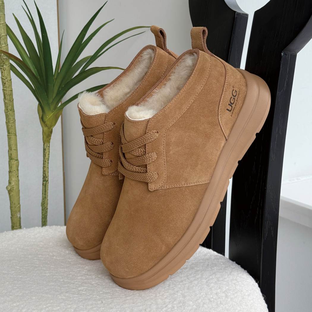 AUSTRALIAN SHEPHERD® Men's Sheepskin Wool Ankle Boots AS 4012